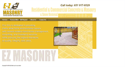 Desktop Screenshot of ezmasonry.com